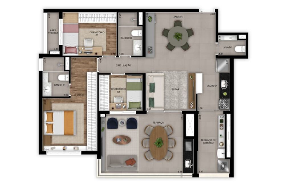 Apartamento, 3 quartos, 102 m² - Foto 18
