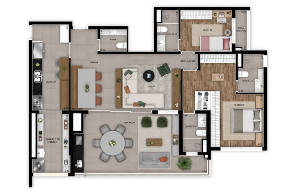 Apartamento, 3 quartos, 102 m² - Foto 10