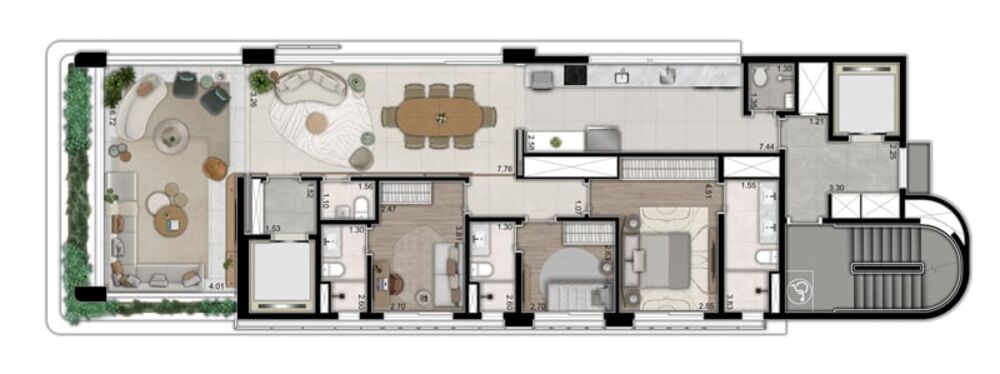 Apartamento, 3 quartos, 157 m² - Foto 6