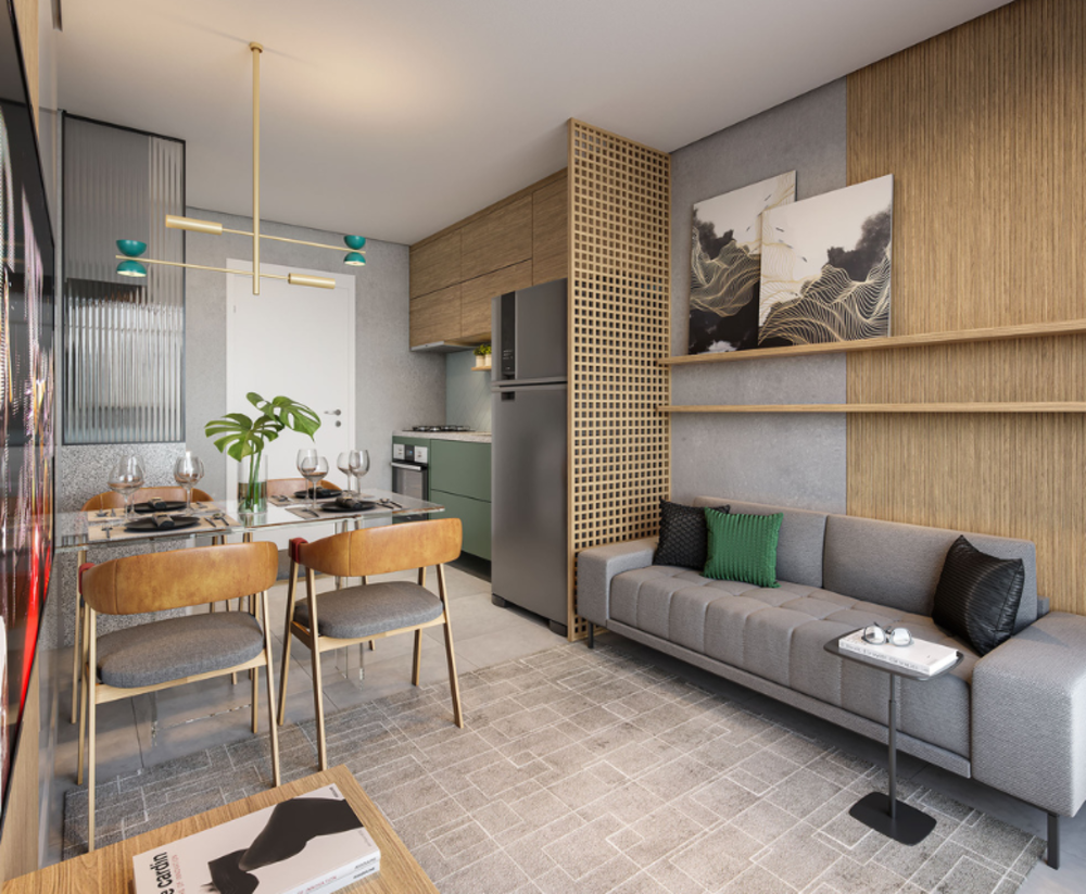 Apartamento, 2 quartos, 34 m² - Foto 3