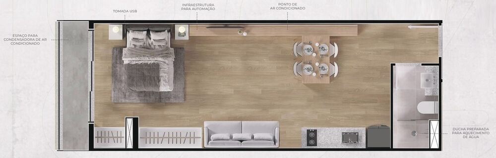 Apartamento, 1 quarto, 37 m² - Foto 36
