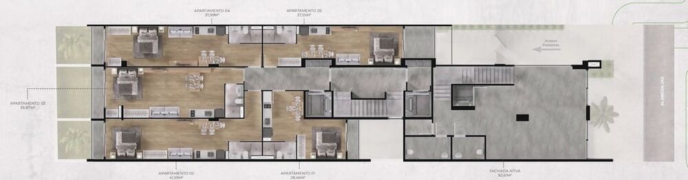Apartamento, 1 quarto, 37 m² - Foto 25