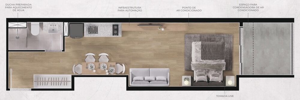 Apartamento, 1 quarto, 37 m² - Foto 34