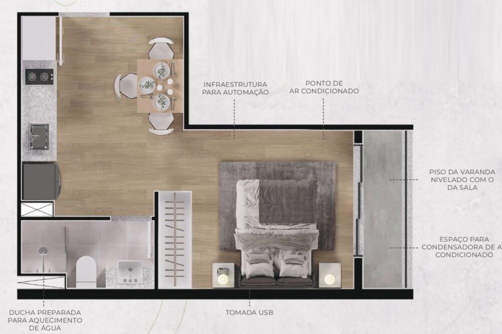 Apartamento, 1 quarto, 37 m² - Foto 29