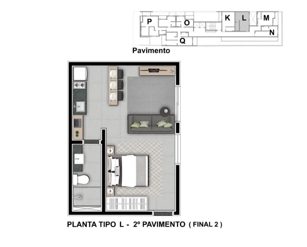 Apartamento, 2 quartos, 49 m² - Foto 24