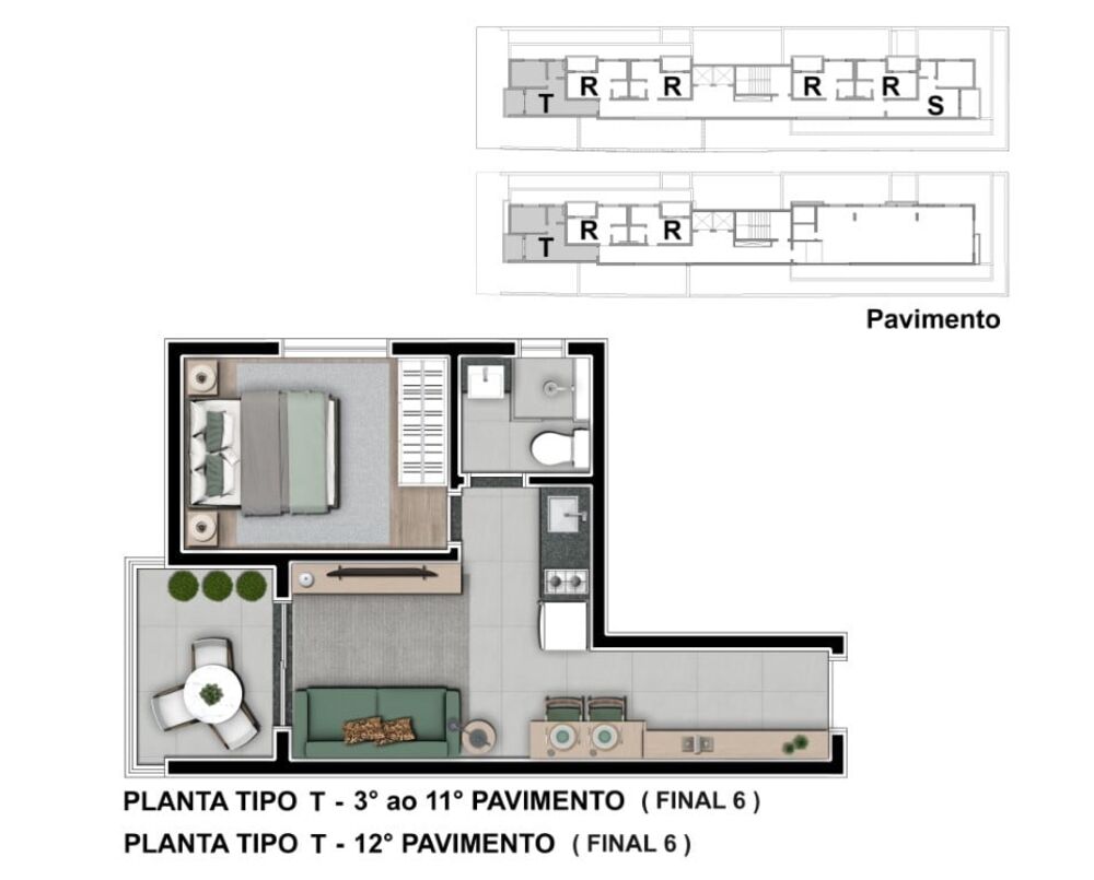 Apartamento, 2 quartos, 49 m² - Foto 33
