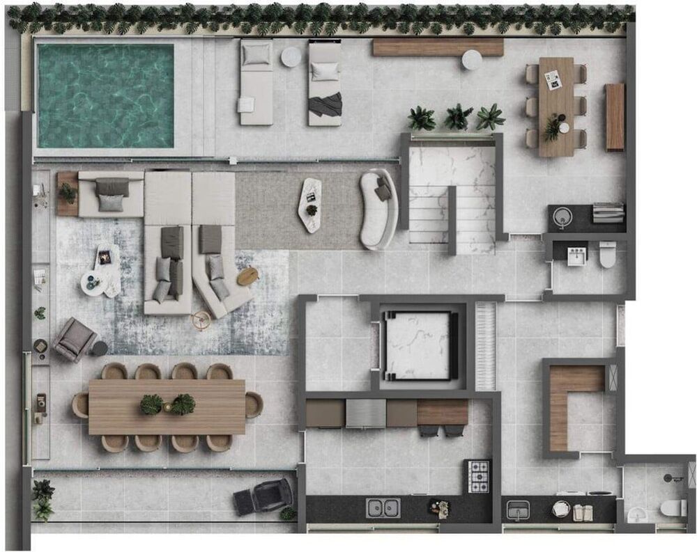 Cobertura, 4 quartos, 338 m² - Foto 12