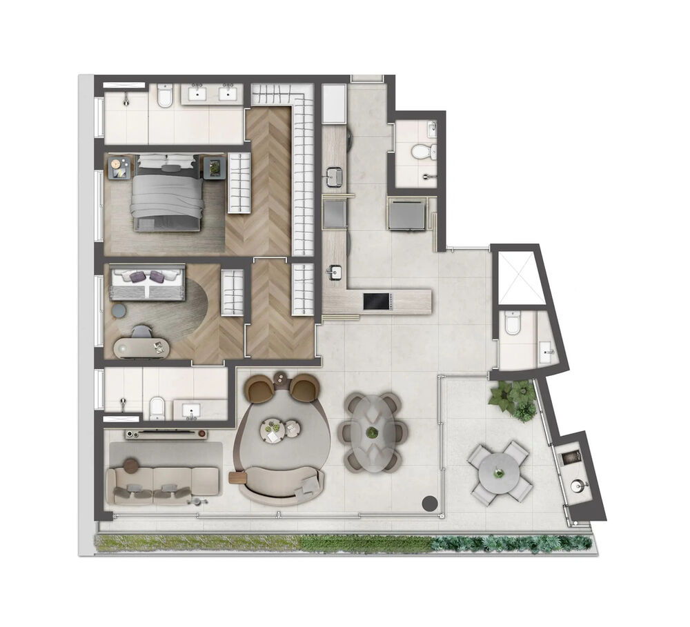 Apartamento, 2 quartos, 134 m² - Foto 26
