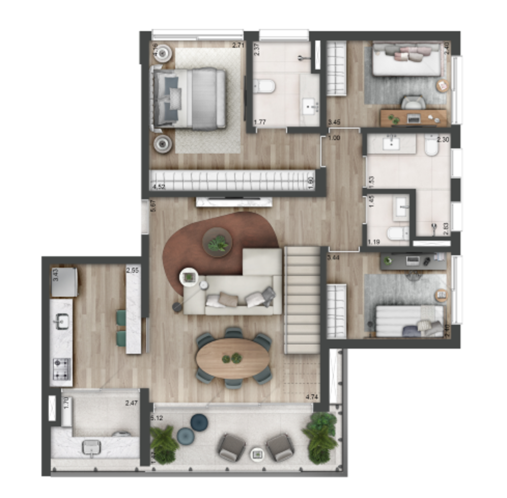Apartamento, 1 quarto, 33 m² - Foto 12