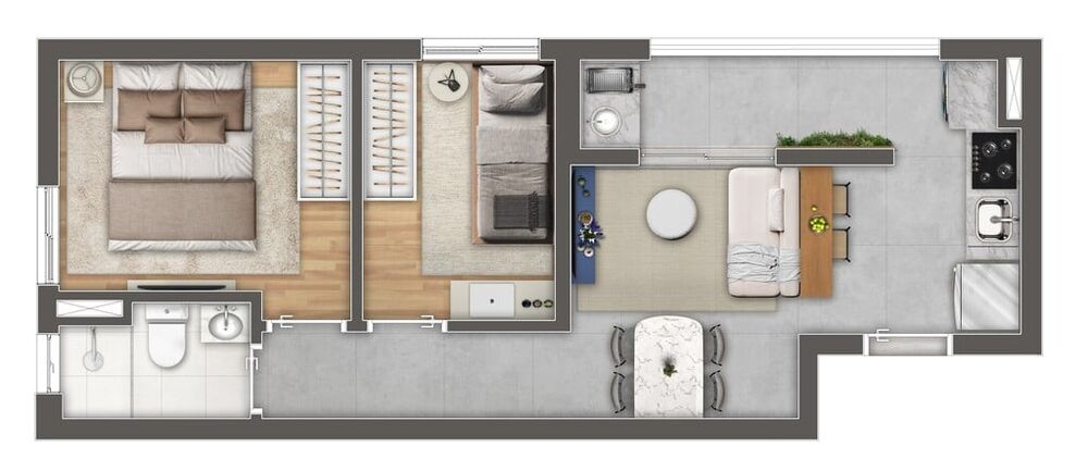 Apartamento, 2 quartos, 45 m² - Foto 30