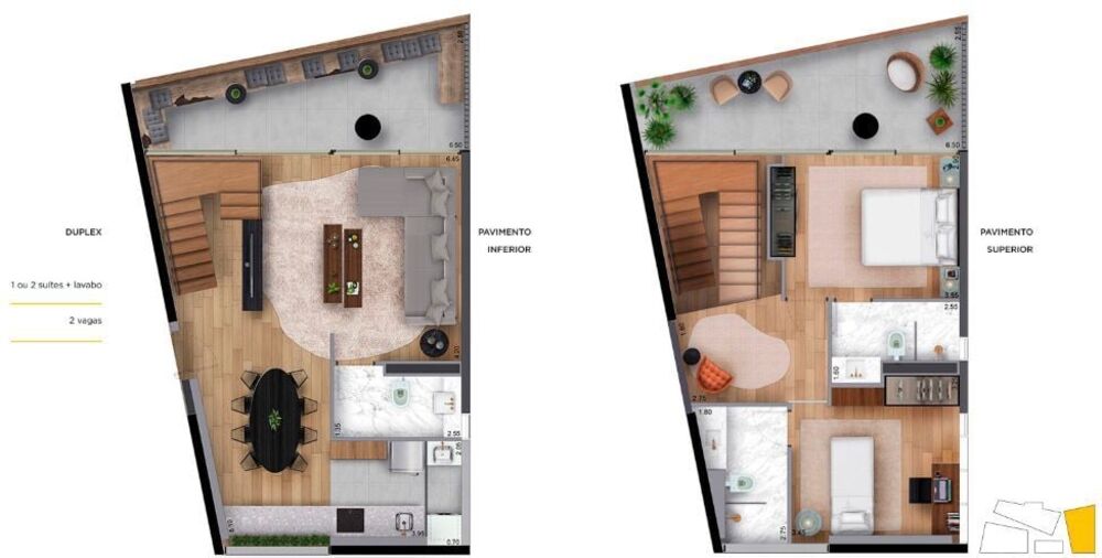 Apartamento, 1 quarto, 69 m² - Foto 4