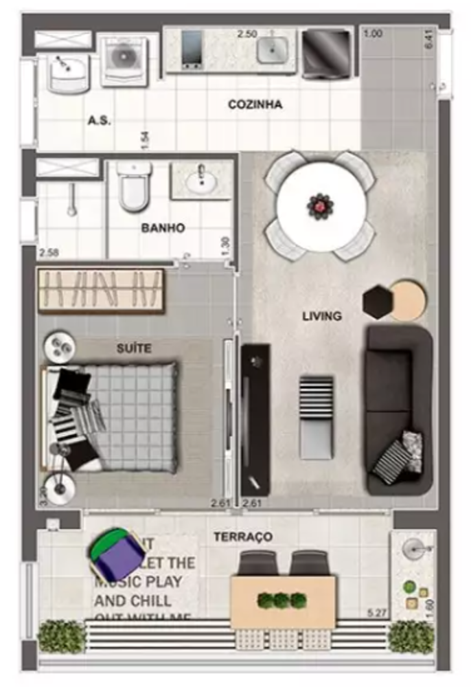 Apartamento, 1 quarto, 49 m² - Foto 16
