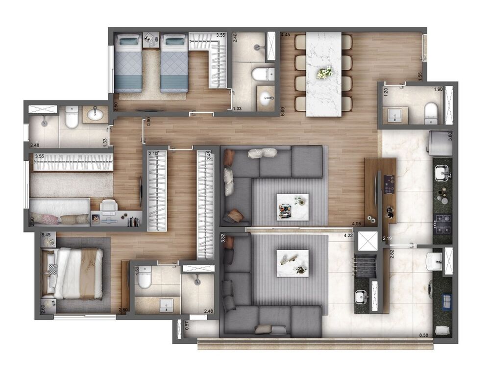 Apartamento, 1 quarto, 32 m² - Foto 1