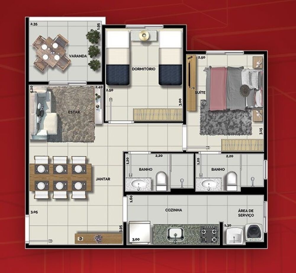 Apartamento, 2 quartos, 55 m² - Foto 11
