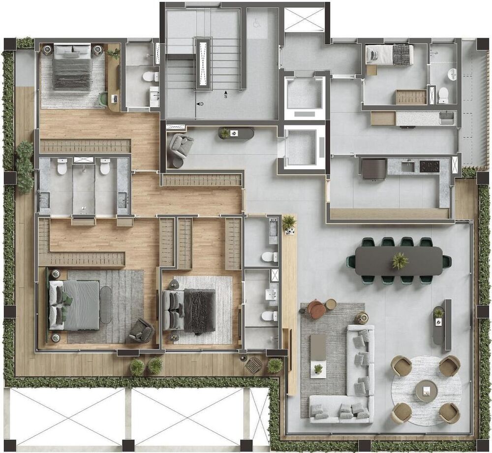 Apartamento, 3 quartos, 258 m² - Foto 11