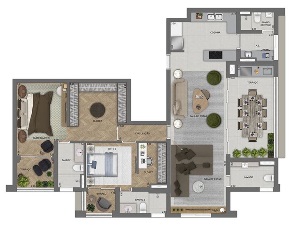 Apartamento, 2 quartos, 75 m² - Foto 14