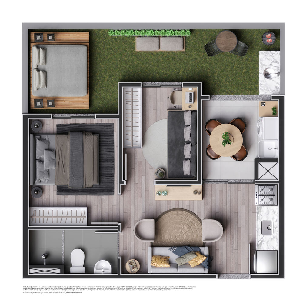 Cobertura, 2 quartos, 67 m² - Foto 28