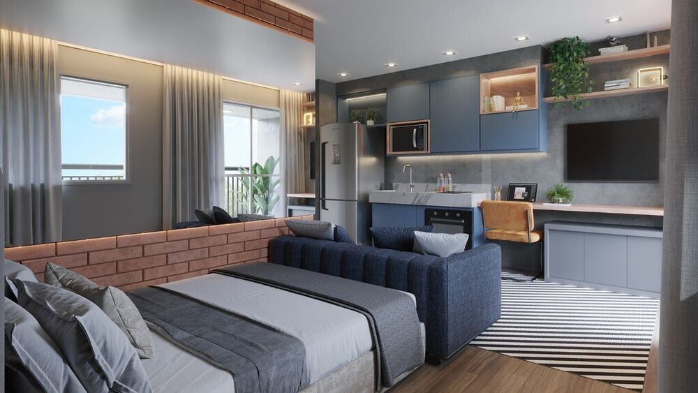 Apartamento, 1 quarto, 30 m² - Foto 1