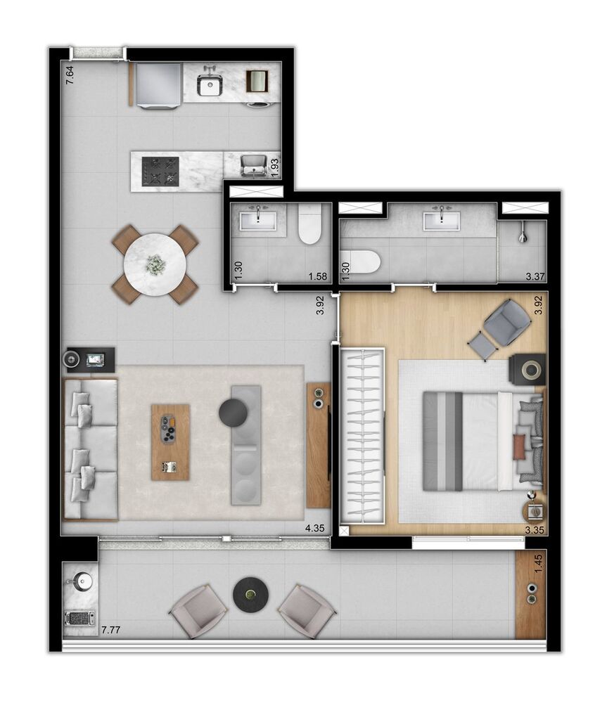 Apartamento, 3 quartos, 91 m² - Foto 14