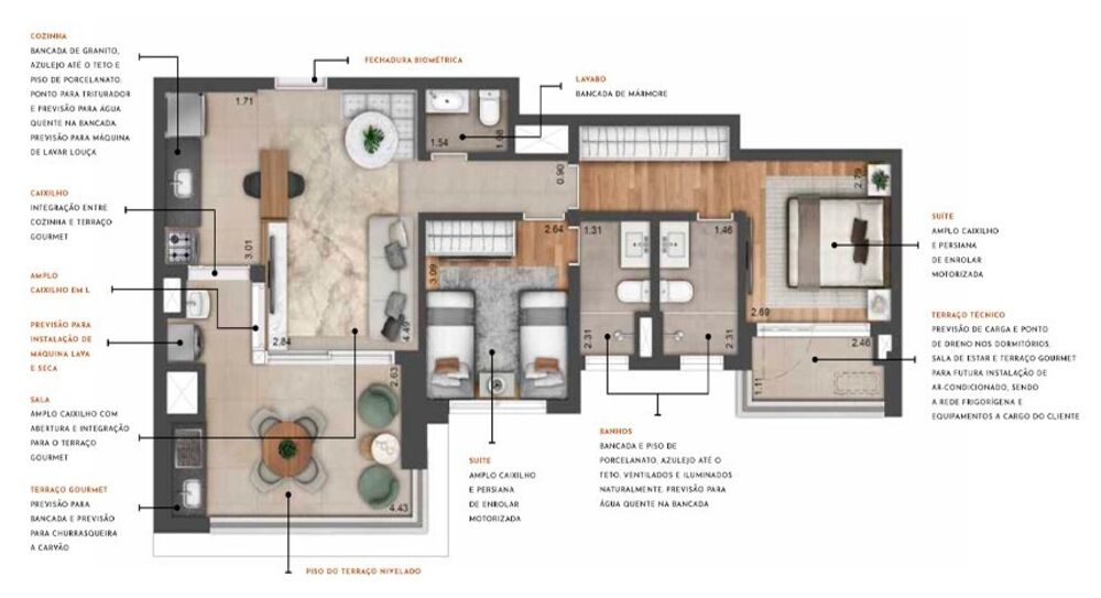 Apartamento, 3 quartos, 169 m² - Foto 1