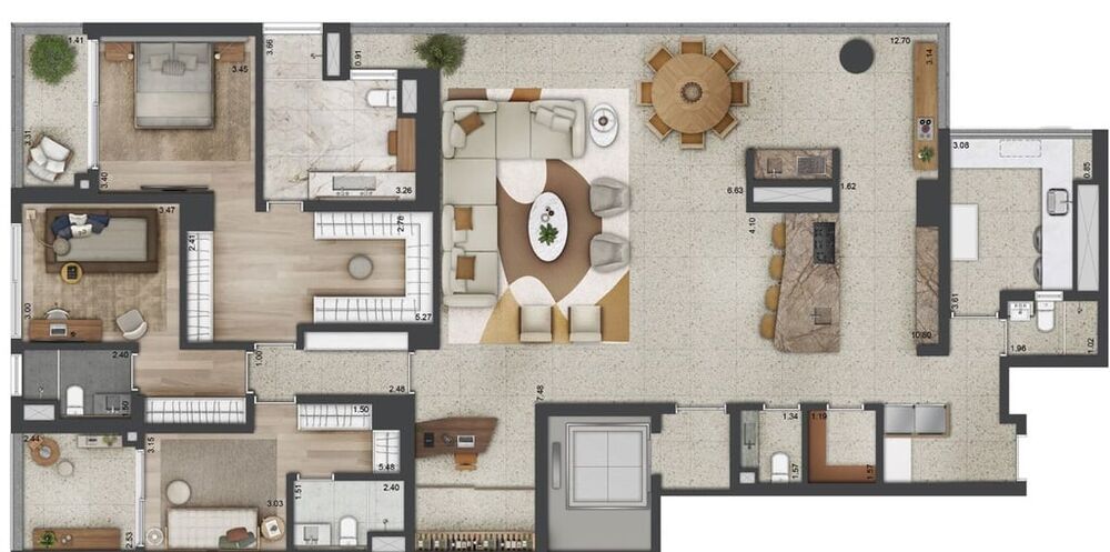Apartamento, 3 quartos, 218 m² - Foto 33