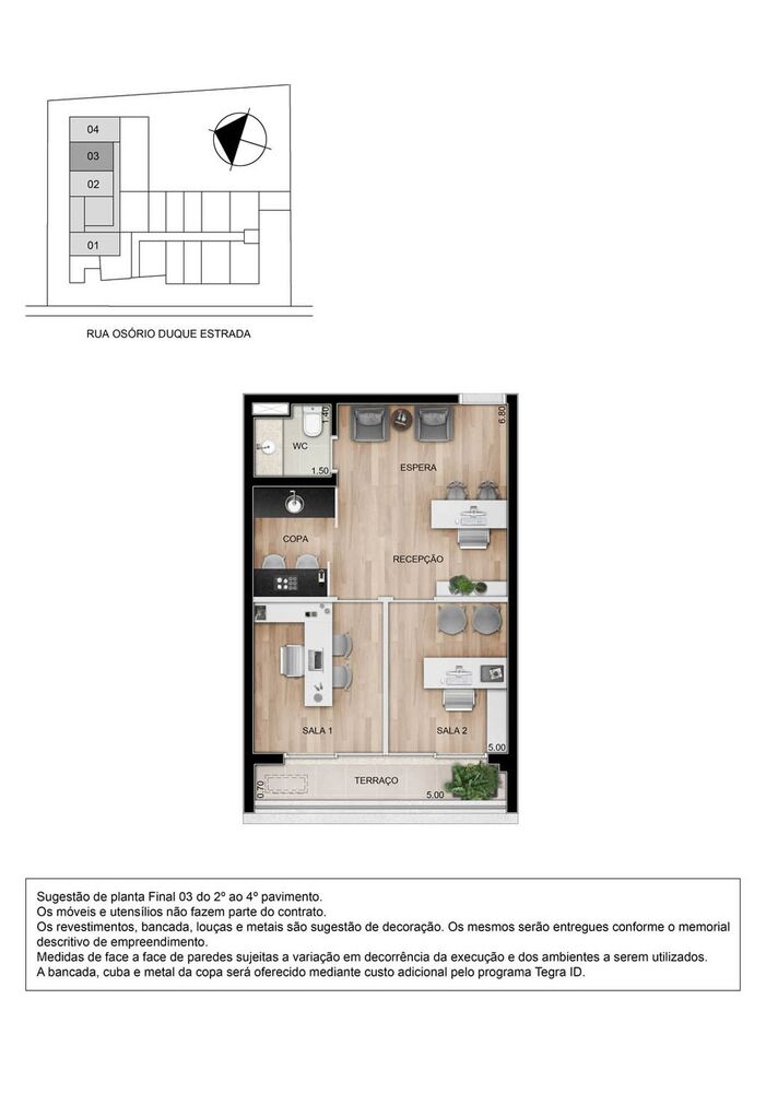 Sala-Conjunto, 53 m² - Foto 4