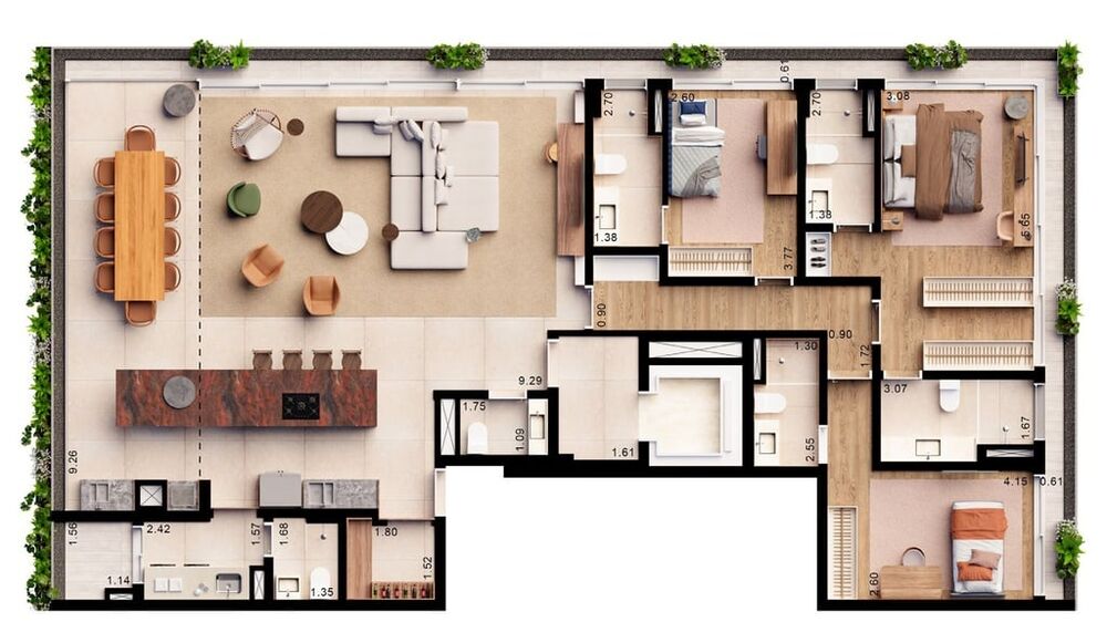 Apartamento, 4 quartos, 205 m² - Foto 27