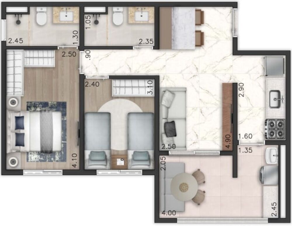 Apartamento, 3 quartos, 167 m² - Foto 9