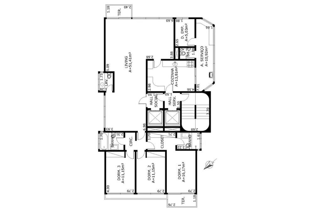 Apartamento, 3 quartos, 155 m² - Foto 6