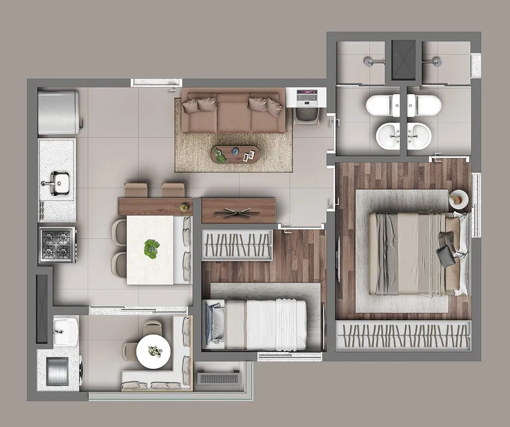 Apartamento, 3 quartos, 129 m² - Foto 1