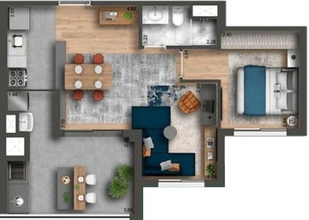Apartamento, 3 quartos, 69 m² - Foto 18