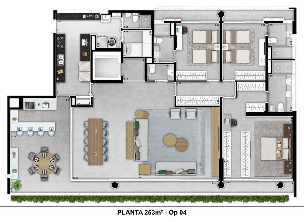 Apartamento, 3 quartos, 252 m² - Foto 6