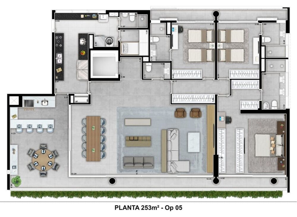Apartamento, 3 quartos, 252 m² - Foto 4