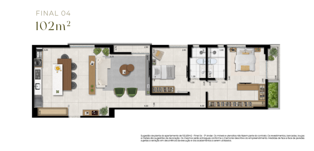 Apartamento, 2 quartos, 102 m² - Foto 12