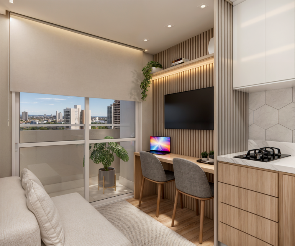 Apartamento, 1 quarto, 24 m² - Foto 3