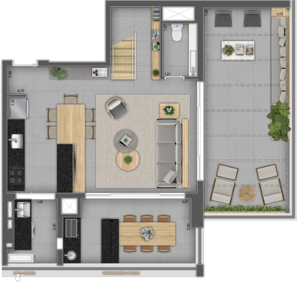 Apartamento, 2 quartos, 71 m² - Foto 12
