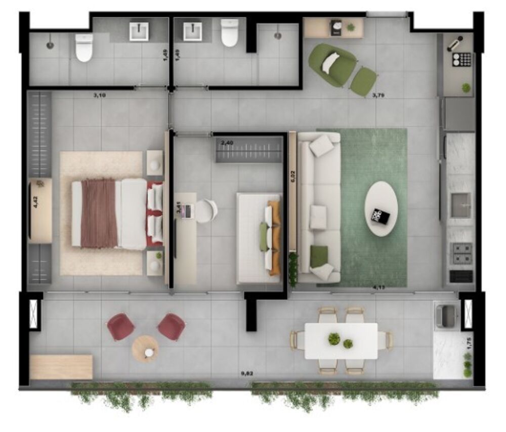 Apartamento, 2 quartos, 84 m² - Foto 10