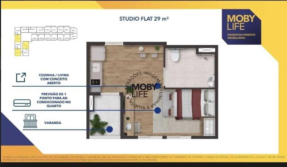 Apartamento, 1 quarto, 26 m² - Foto 6