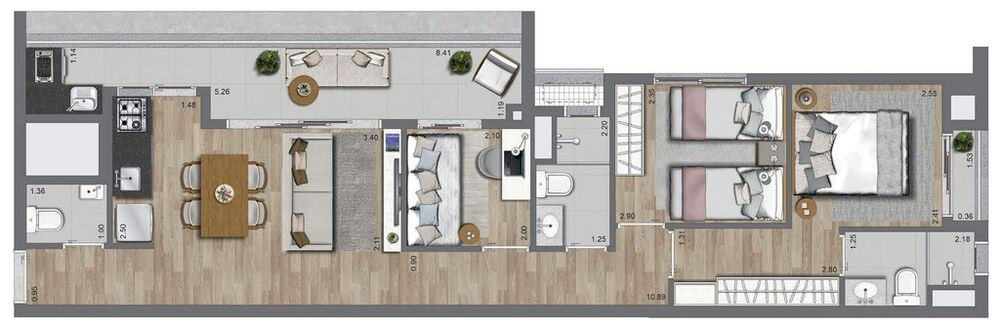 Apartamento, 3 quartos, 70 m² - Foto 15
