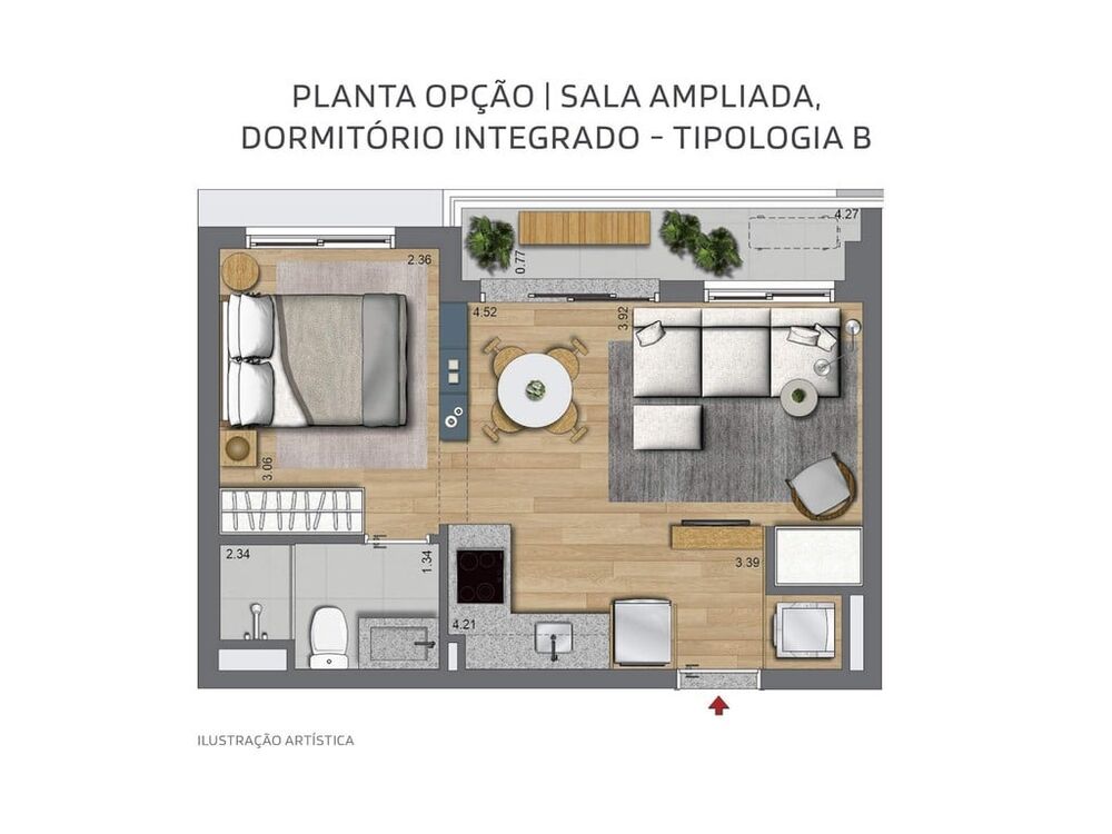Apartamento, 2 quartos, 41 m² - Foto 19