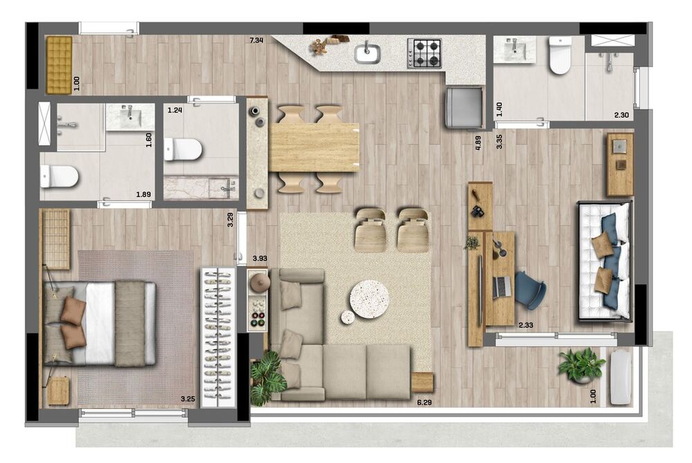 Apartamento, 2 quartos, 82 m² - Foto 8