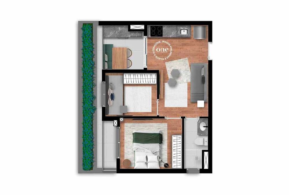Apartamento, 1 quarto, 29 m² - Foto 11