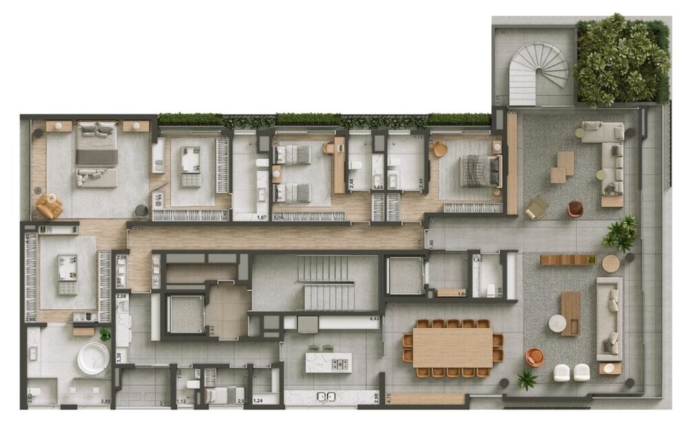 Apartamento, 4 quartos, 398 m² - Foto 1