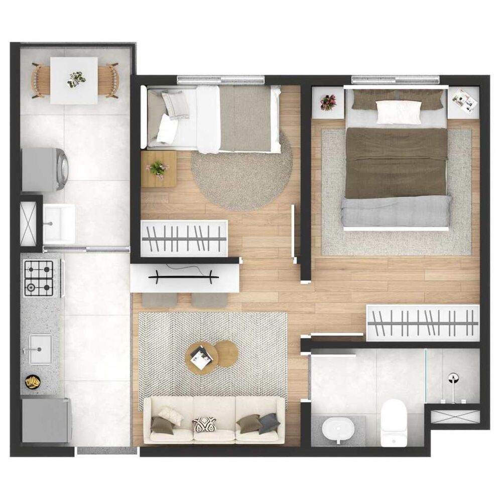 Apartamento, 2 quartos, 36 m² - Foto 7