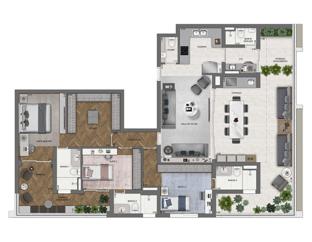 Apartamento, 3 quartos, 140 m² - Foto 25