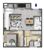 Apartamento, 2 quartos, 37 m² - Foto 4