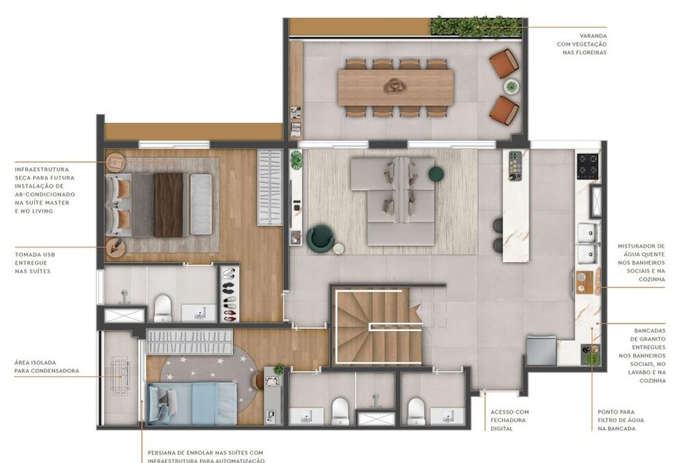 Apartamento à venda com 3 quartos, 86m² - Foto 4