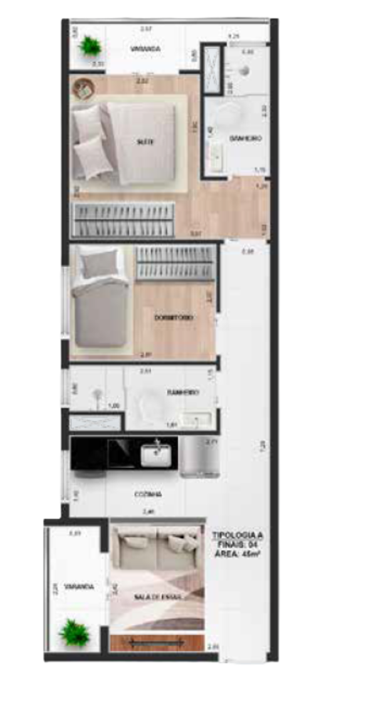 Apartamento, 1 quarto, 30 m² - Foto 13