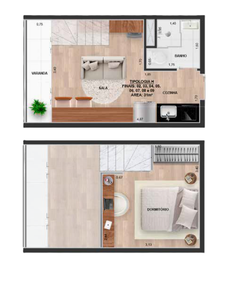 Apartamento, 1 quarto, 30 m² - Foto 11