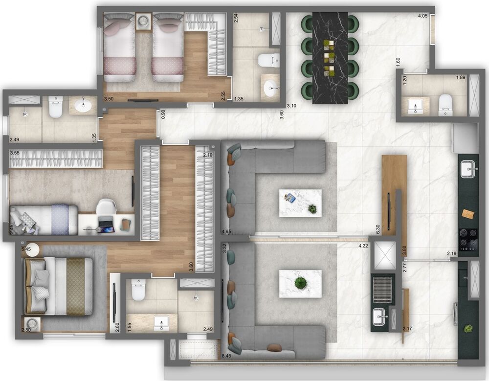 Apartamento, 2 quartos, 71 m² - Foto 7
